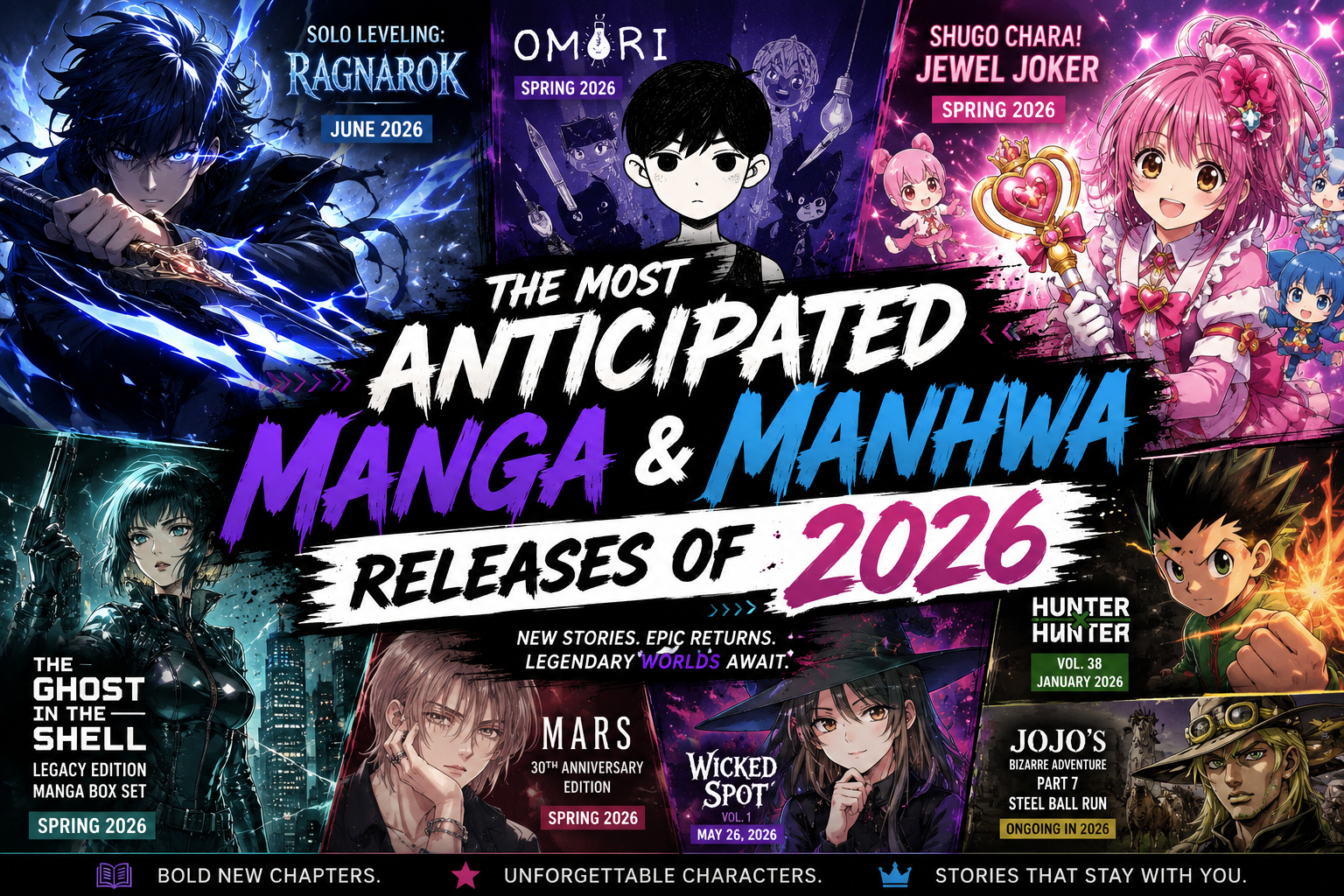 Most anticipated manga and manwha release in 2026