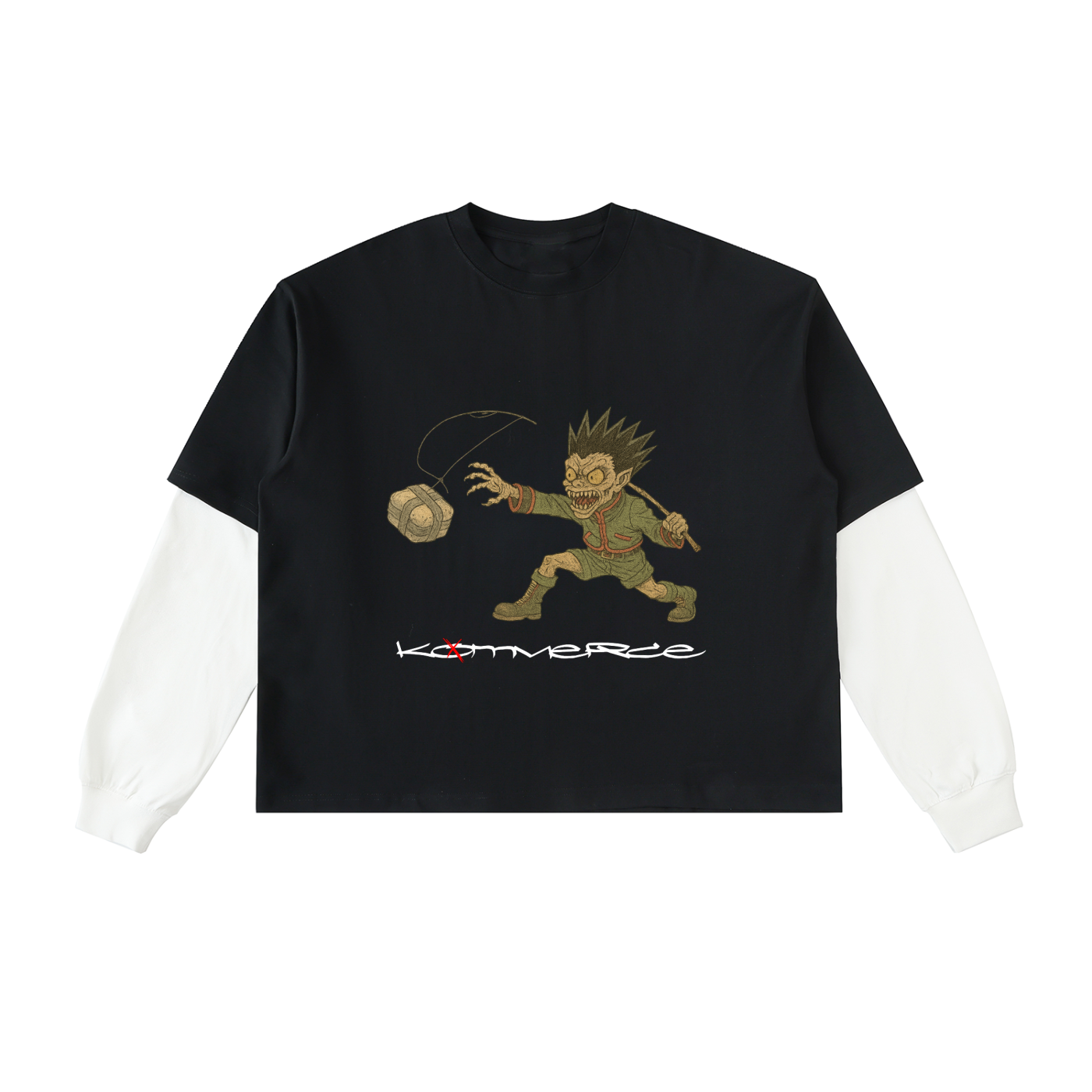 Kom Fisher Man Layered T-Shirt