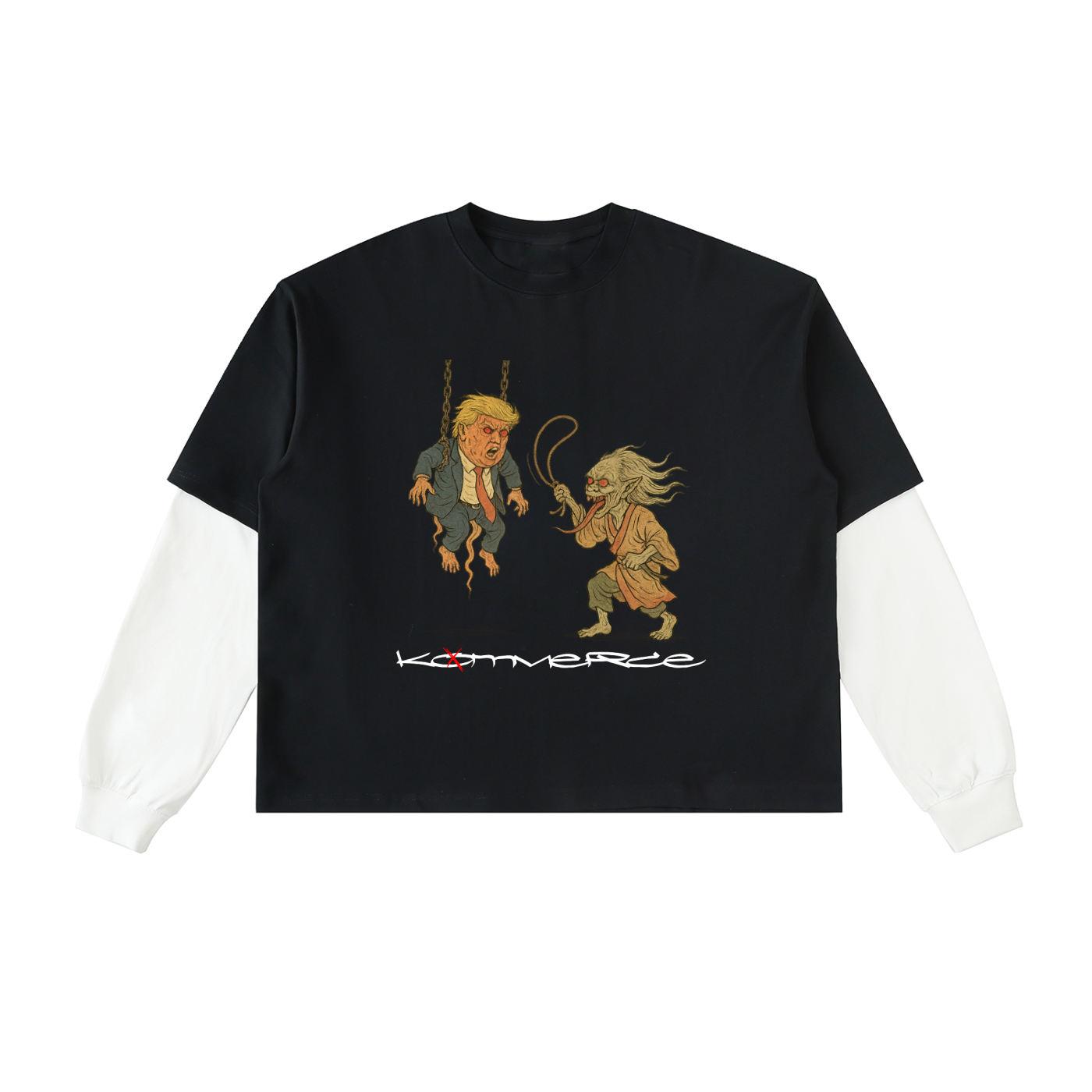 Kom F tyranny Layered T-Shirt